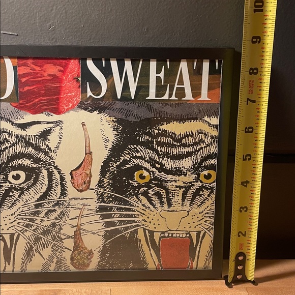 Handmade Luxe Collage Wall Art for Carnivored w Meat and Tigers! - Picture 5 of 5